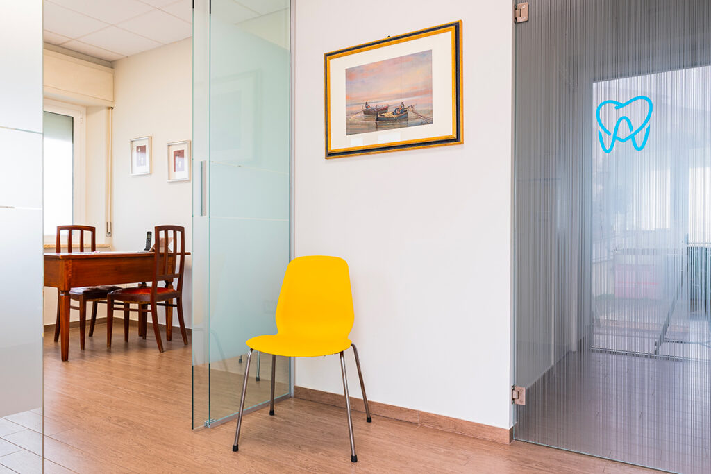 Sala d’attesa del Centro Medico San Giovanni Battista a Ostra Vetere